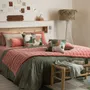 Linge de lit - Chemin de lit uni Elise Pêche 90 x 240 - MAISON VIVARAISE - SDE VIVARAISE WINKLER