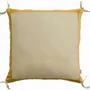 Cushions - Elise Chambray Cushion Maïs 45 X 45 - MAISON VIVARAISE - SDE VIVARAISE WINKLER