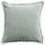 Cushions - Plain Cushion Fara Titane 45 X 45 - MAISON VIVARAISE - SDE VIVARAISE WINKLER