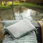 Coussins - Coussin Elise Chambray Verveine 45 x 45 - MAISON VIVARAISE - SDE VIVARAISE WINKLER