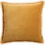 Cushions - Plain Cushion Fara Cannelle 45 X 45 - MAISON VIVARAISE - SDE VIVARAISE WINKLER