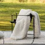 Plaids - Plaid Noam Neige 140 x 180 - MAISON VIVARAISE - SDE VIVARAISE WINKLER
