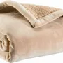 Throw blankets - Michka throw Muscade 130 X 160 - MAISON VIVARAISE - SDE VIVARAISE WINKLER