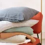 Bed linens - Kala Flat Sheet Blanc 240 X 300 - MAISON VIVARAISE - SDE VIVARAISE WINKLER