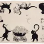 Tapis - Tapis Dubout Multi Chats Ecru 60 x 90 - MAISON VIVARAISE - SDE VIVARAISE WINKLER