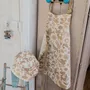 Tabliers de cuisine - Tablier de cuisine et toque en coton bio Pandi Naturel 52 x 63 - MAISON VIVARAISE - SDE VIVARAISE WINKLER