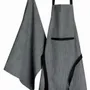 Dish towels - Kitchen Towel Organic Moana Ombre 50 X 70 - MAISON VIVARAISE - SDE VIVARAISE WINKLER