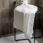 Serviettes de bain - Drap de douche recyclé Abby Blanc 70 x 130 - MAISON VIVARAISE - SDE VIVARAISE WINKLER