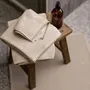 Serviettes de bain - Drap de bain Bora Galet 90 x 150 - MAISON VIVARAISE - SDE VIVARAISE WINKLER