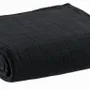 Linge de lit - Jeté recyclé Lisa Noir 240 x 260 - MAISON VIVARAISE - SDE VIVARAISE WINKLER