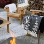 Throw blankets - Gini recycled blanket Carbone 127 X 160 - MAISON VIVARAISE - SDE VIVARAISE WINKLER