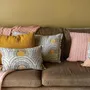 Coussins - Coussin Swami Argile 45 x 45 - MAISON VIVARAISE - SDE VIVARAISE WINKLER