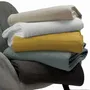 Bed linens - Recycled Bed Throw Titou Carbone 240 X 260 - MAISON VIVARAISE - SDE VIVARAISE WINKLER