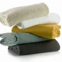 Bed linens - Recycled Bed Throw Titou Absynthe 180 X 260 - MAISON VIVARAISE - SDE VIVARAISE WINKLER