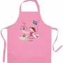 Aprons - Recycled Princess and Frog children's cooking apron Rose 52 X 63 - MAISON VIVARAISE - SDE VIVARAISE WINKLER
