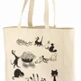 Sacs et cabas - Sac shopping Dubout Multichats Ecru 40 x 36 x 16 - MAISON VIVARAISE - SDE VIVARAISE WINKLER