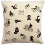 Coussins - Coussin Dubout Les chatons Ecru 45 x 45 - MAISON VIVARAISE - SDE VIVARAISE WINKLER