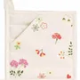 Potholders - Gardenia recycled 2-in-1 potholder Écru 20 X 20 - MAISON VIVARAISE - SDE VIVARAISE WINKLER