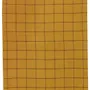 Dish towels - Kilia Checkered Linen-Cotton Tea Towel Bronze 50 X 70 - MAISON VIVARAISE - SDE VIVARAISE WINKLER