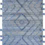 Tapis - Tapis Worgan denim Bleu/ivoire 120 x 180 - MAISON VIVARAISE - SDE VIVARAISE WINKLER