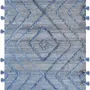 Tapis - Tapis Worgan denim Bleu/ivoire 160 x 230 - MAISON VIVARAISE - SDE VIVARAISE WINKLER