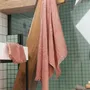 Serviettes de bain - Serviette de toilette uni Zoe Argile 50 x 100 - MAISON VIVARAISE - SDE VIVARAISE WINKLER