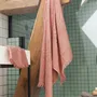 Bath towels - Zoé Bath Towel Argile 100 X 180 - MAISON VIVARAISE - SDE VIVARAISE WINKLER