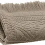 Bath towels - Zoé Guest Towel Chamois 30 X 50 - MAISON VIVARAISE - SDE VIVARAISE WINKLER
