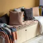 Plaids - Plaid rayé recyclé Isabel Chataigne 130 x 160 - MAISON VIVARAISE - SDE VIVARAISE WINKLER