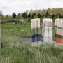 Plaids - Plaid rayé recyclé Isabel Naturel 130 x 160 - MAISON VIVARAISE - SDE VIVARAISE WINKLER