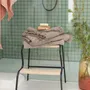 Bath towels - Zoé Bath Towel Chamois 100 X 180 - MAISON VIVARAISE - SDE VIVARAISE WINKLER