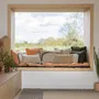Coussins - Coussin uni Laly Olive 45 x 45 - MAISON VIVARAISE - SDE VIVARAISE WINKLER
