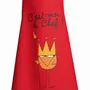 Tabliers de cuisine - Tablier de cuisine enfant Shadok Roi Chef Rouge 52 x 63 - MAISON VIVARAISE - SDE VIVARAISE WINKLER