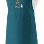 Aprons - Recycled Japanese Kitchen Apron Tour Eiffel Paon 125 X 85 - MAISON VIVARAISE - SDE VIVARAISE WINKLER