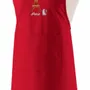 Aprons - Recycled Japanese Kitchen Apron Tour Eiffel Rouge 125 X 85 - MAISON VIVARAISE - SDE VIVARAISE WINKLER