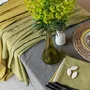 Table cloths - Recycled Tablecloth Grace Ficelle 140 X 140 - MAISON VIVARAISE - SDE VIVARAISE WINKLER
