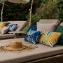 Coussins - Coussin imprimé Alga outdoor Indigo 30 x 50 - MAISON VIVARAISE - SDE VIVARAISE WINKLER