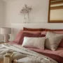Coussins - Coussin uni Gastounet Sienne 45 x 45 - MAISON VIVARAISE - SDE VIVARAISE WINKLER