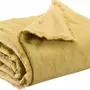 Throw blankets - Plain Laly Throw Gold 135 X 200 - MAISON VIVARAISE - SDE VIVARAISE WINKLER