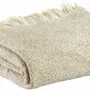 Throw blankets - Jane Heathered Throw Blanket Cacao 130 X 160 - MAISON VIVARAISE - SDE VIVARAISE WINKLER