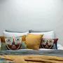 Cushions - Recycled Cushion Titou Havane 45 X 45 - MAISON VIVARAISE - SDE VIVARAISE WINKLER