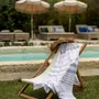 Bed linens - Recycled Hammam Towel Samoa Tonnerre 100 X 200 - MAISON VIVARAISE - SDE VIVARAISE WINKLER