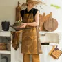 Maniques - Manique 2 en 1 Etna recyclée Ambre 20 x 20 - MAISON VIVARAISE - SDE VIVARAISE WINKLER