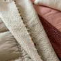 Plaids - Courtepointe uni Gastounet Sienne 180 x 180 - MAISON VIVARAISE - SDE VIVARAISE WINKLER