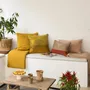Linge de lit - Jeté de lit Swami Safran 240 x 260 - MAISON VIVARAISE - SDE VIVARAISE WINKLER