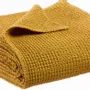 Linge de lit - Jeté recyclé Maia Safran 260 x 260 - MAISON VIVARAISE - SDE VIVARAISE WINKLER