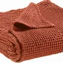 Bed linens - Maia recycled throw Sienne 260 X 260 - MAISON VIVARAISE - SDE VIVARAISE WINKLER