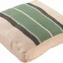 Cushions - Gatsby Floor Cushion Eucalyptus 55 X 55 X 10 - MAISON VIVARAISE - SDE VIVARAISE WINKLER