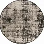 Tapis - Tapis Catania 2 outdoor Noir Diamètre 160 cm - MAISON VIVARAISE - SDE VIVARAISE WINKLER