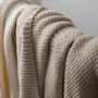 Plaids - Plaid tricot recyclé Danilo Naturel 130 x 160 - MAISON VIVARAISE - SDE VIVARAISE WINKLER